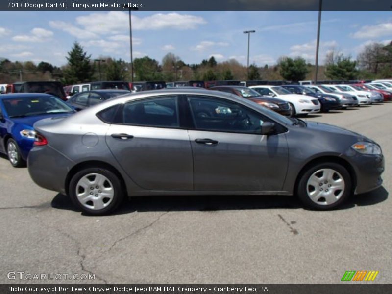 Tungsten Metallic / Black 2013 Dodge Dart SE