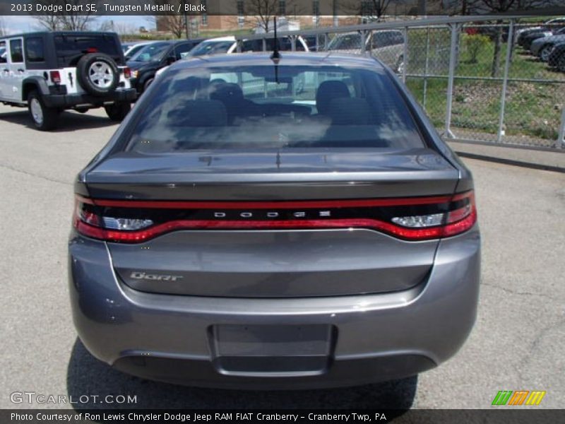 Tungsten Metallic / Black 2013 Dodge Dart SE