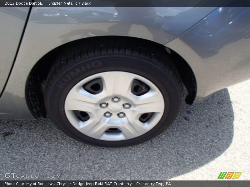 Tungsten Metallic / Black 2013 Dodge Dart SE