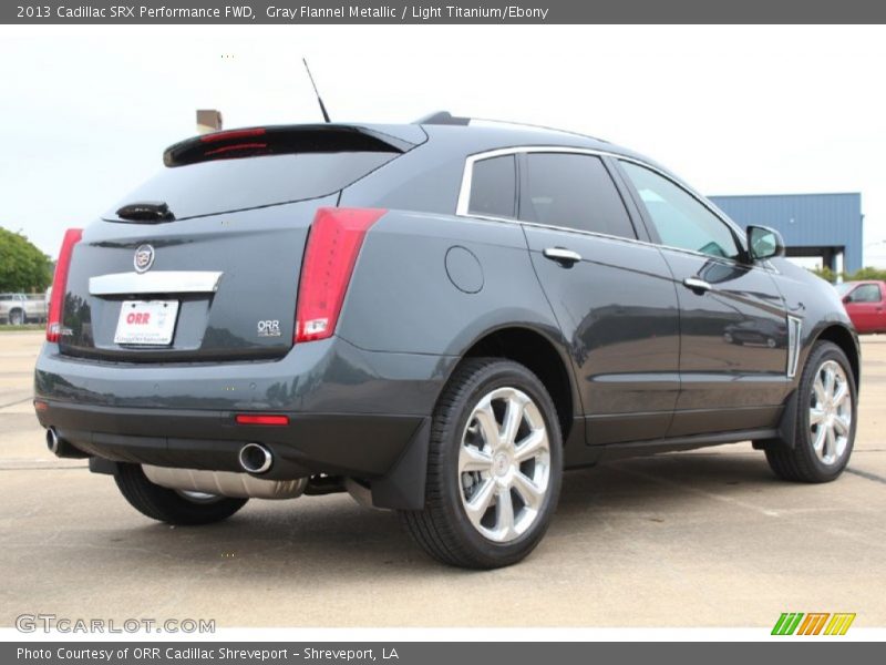 Gray Flannel Metallic / Light Titanium/Ebony 2013 Cadillac SRX Performance FWD