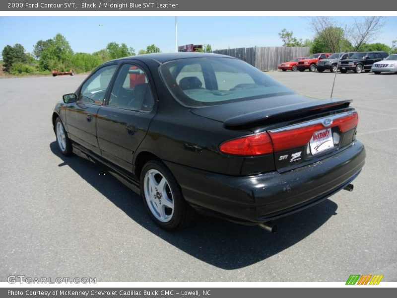 Black / Midnight Blue SVT Leather 2000 Ford Contour SVT