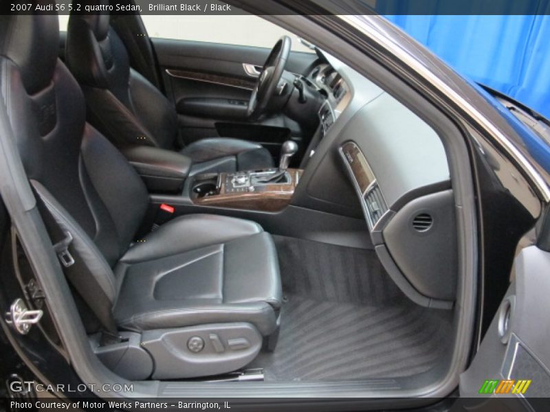 Brilliant Black / Black 2007 Audi S6 5.2 quattro Sedan