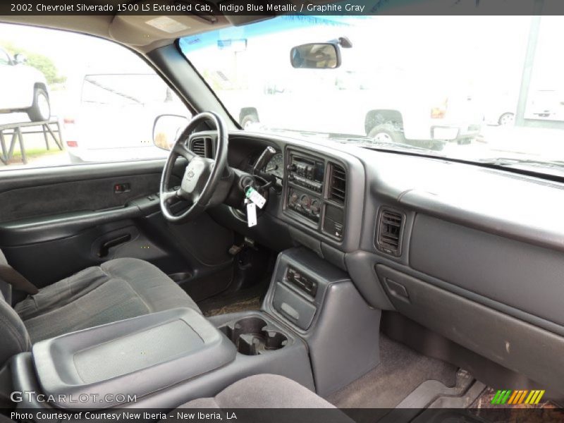  2002 Silverado 1500 LS Extended Cab Graphite Gray Interior