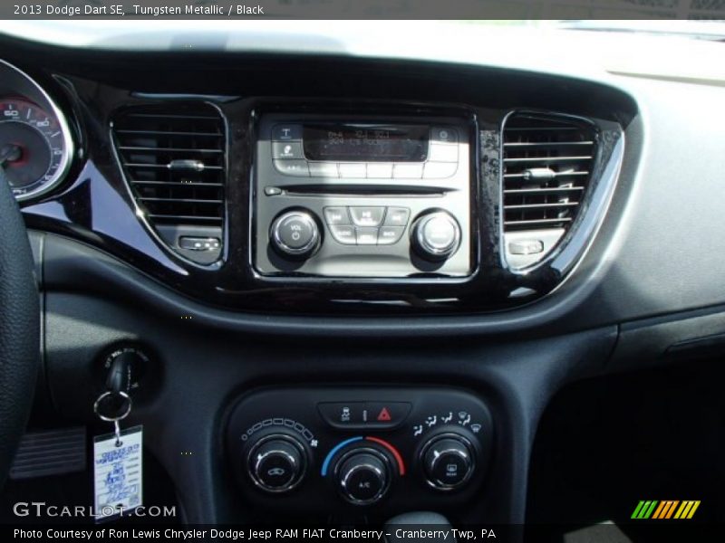 Tungsten Metallic / Black 2013 Dodge Dart SE