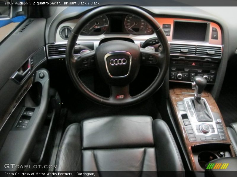 Brilliant Black / Black 2007 Audi S6 5.2 quattro Sedan
