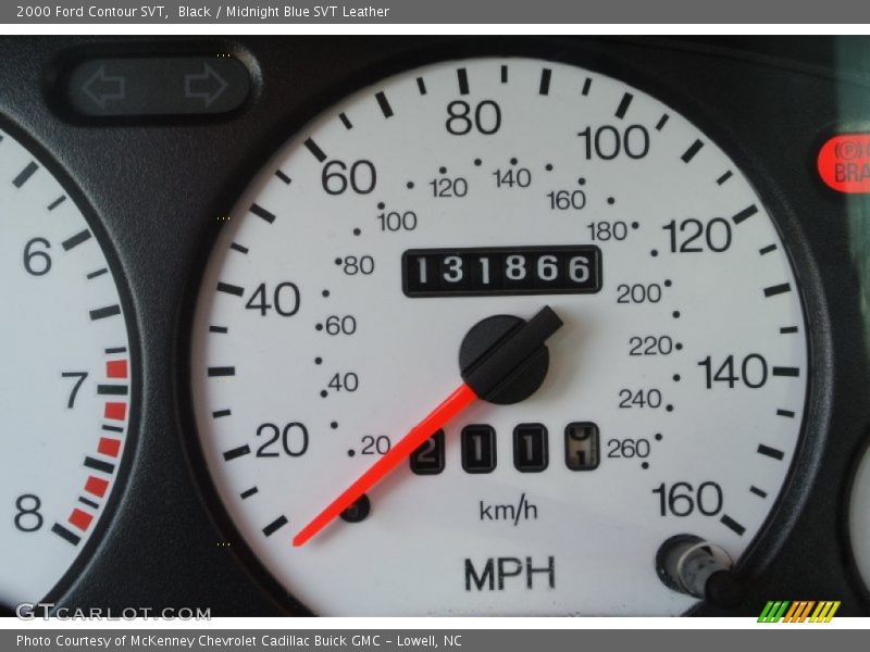 Black / Midnight Blue SVT Leather 2000 Ford Contour SVT
