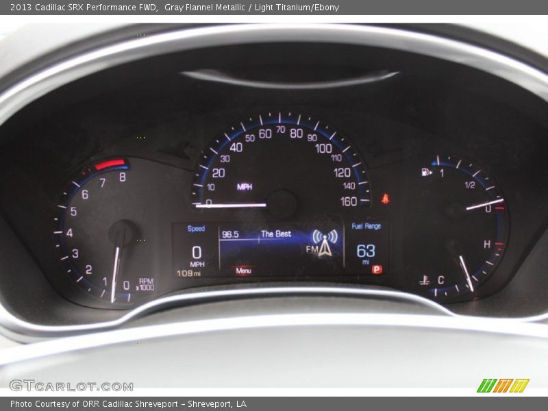  2013 SRX Performance FWD Performance FWD Gauges