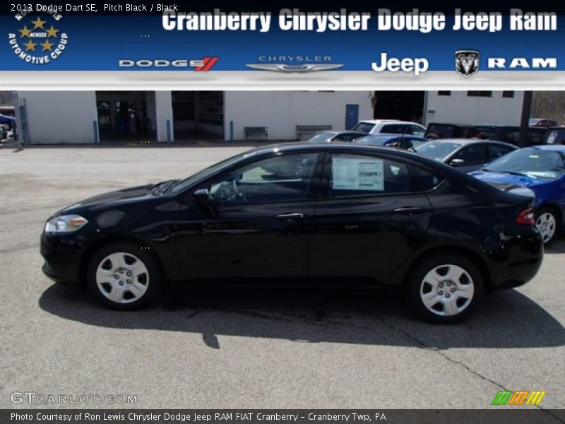 Pitch Black / Black 2013 Dodge Dart SE