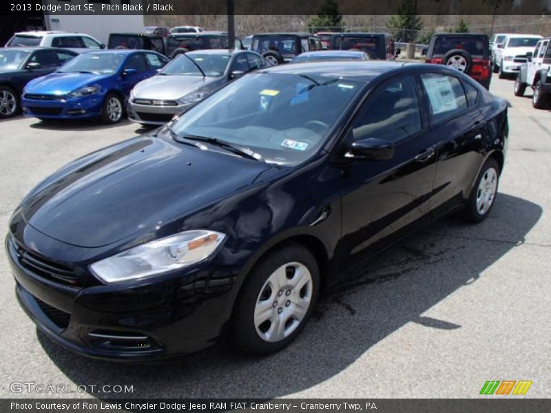 Pitch Black / Black 2013 Dodge Dart SE