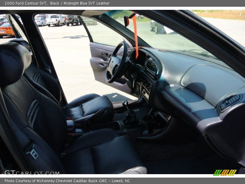 Black / Midnight Blue SVT Leather 2000 Ford Contour SVT