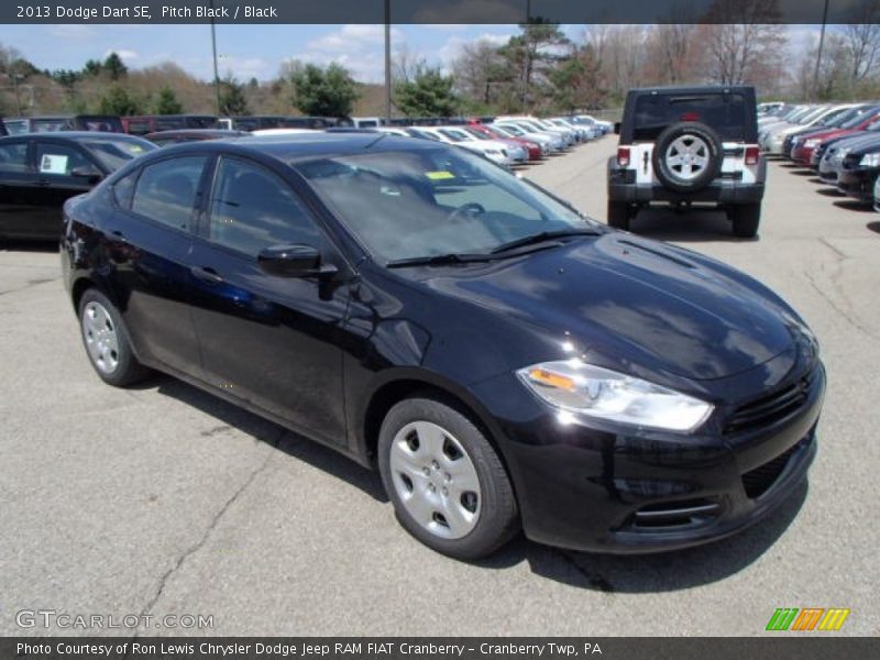 Pitch Black / Black 2013 Dodge Dart SE