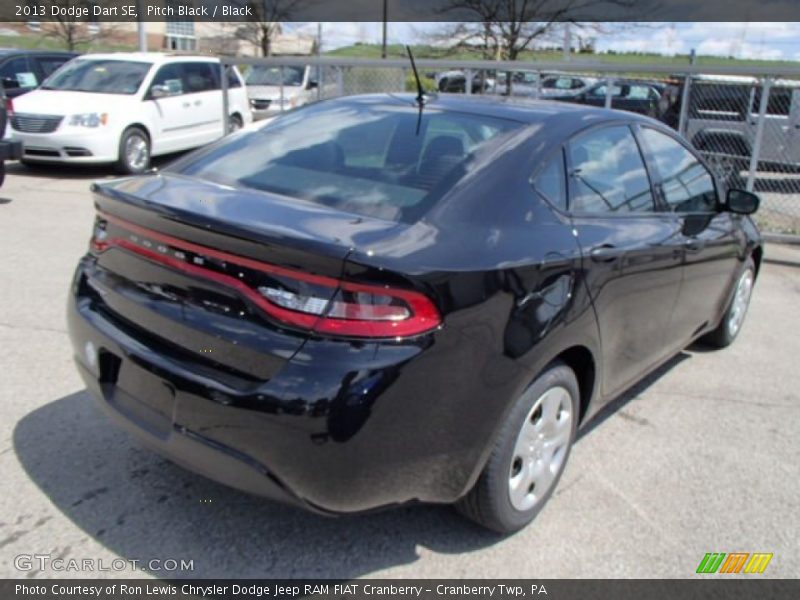 Pitch Black / Black 2013 Dodge Dart SE