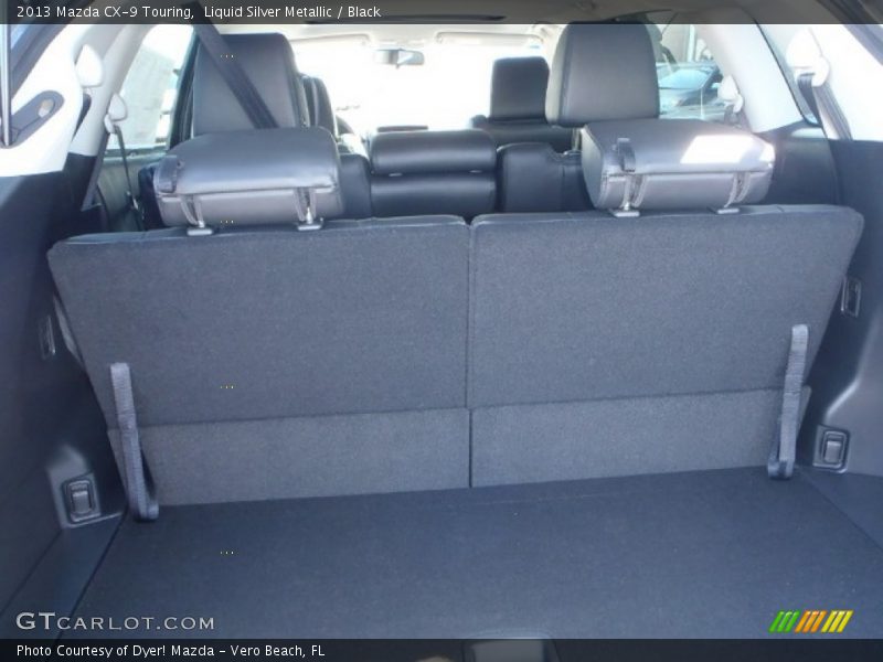 Liquid Silver Metallic / Black 2013 Mazda CX-9 Touring