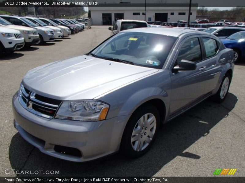 Billet Silver Metallic / Black 2013 Dodge Avenger SE