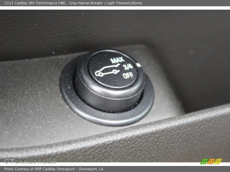 Controls of 2013 SRX Performance FWD