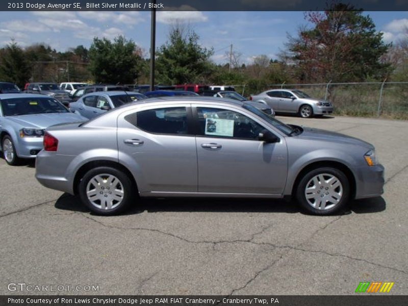 Billet Silver Metallic / Black 2013 Dodge Avenger SE