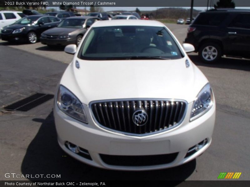 White Diamond Tricoat / Cashmere 2013 Buick Verano FWD