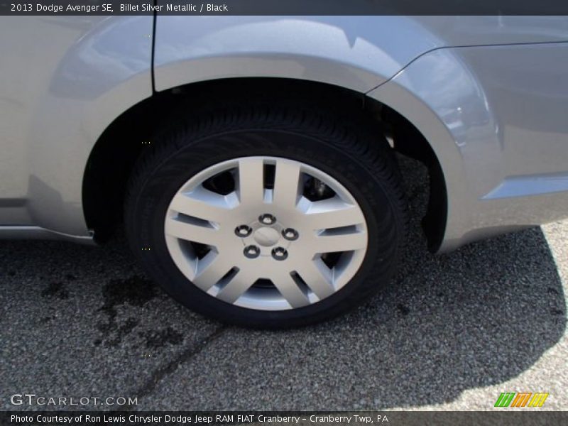 Billet Silver Metallic / Black 2013 Dodge Avenger SE