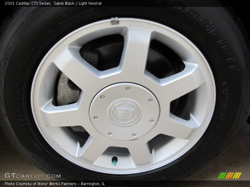 Sable Black / Light Neutral 2003 Cadillac CTS Sedan