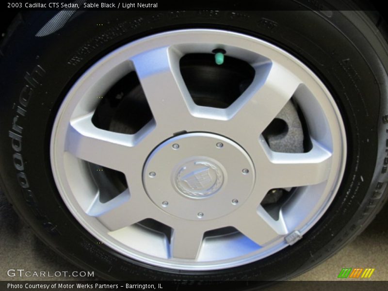 Sable Black / Light Neutral 2003 Cadillac CTS Sedan