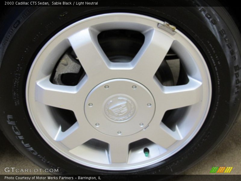 Sable Black / Light Neutral 2003 Cadillac CTS Sedan