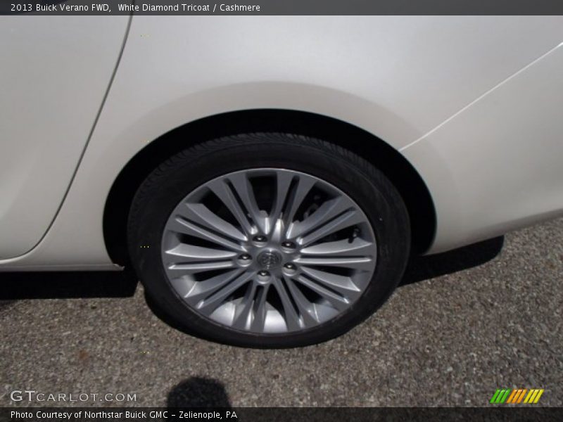 White Diamond Tricoat / Cashmere 2013 Buick Verano FWD