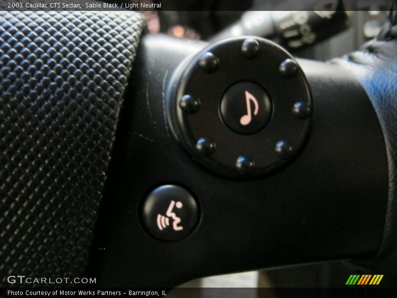Sable Black / Light Neutral 2003 Cadillac CTS Sedan