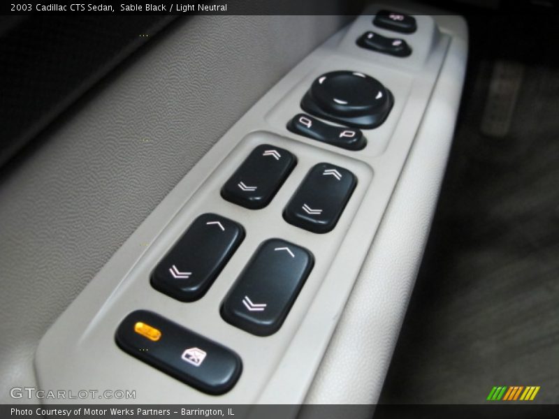 Sable Black / Light Neutral 2003 Cadillac CTS Sedan