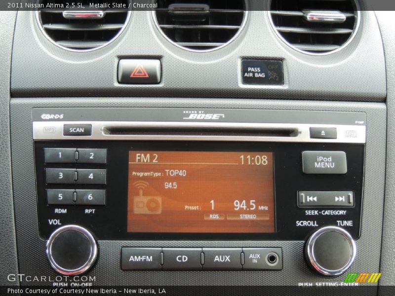 Audio System of 2011 Altima 2.5 SL