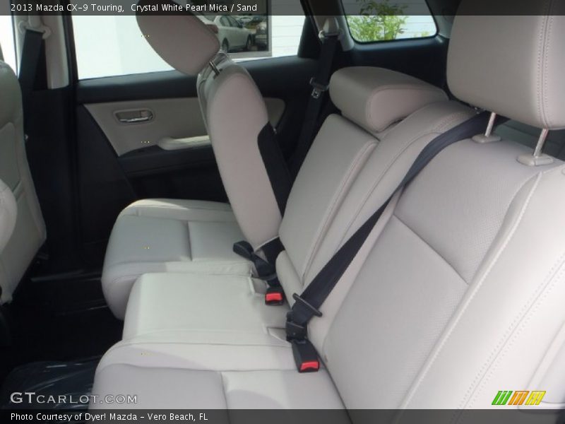 Crystal White Pearl Mica / Sand 2013 Mazda CX-9 Touring