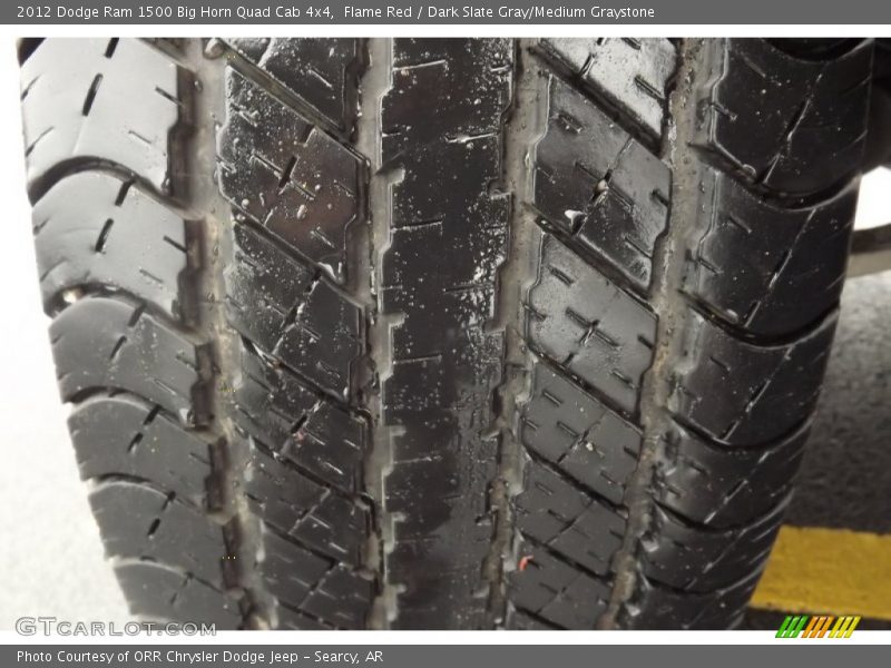 Flame Red / Dark Slate Gray/Medium Graystone 2012 Dodge Ram 1500 Big Horn Quad Cab 4x4