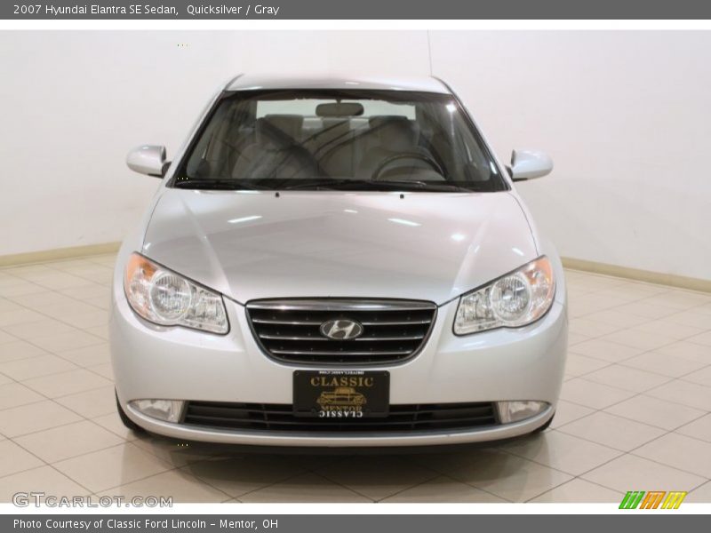 Quicksilver / Gray 2007 Hyundai Elantra SE Sedan