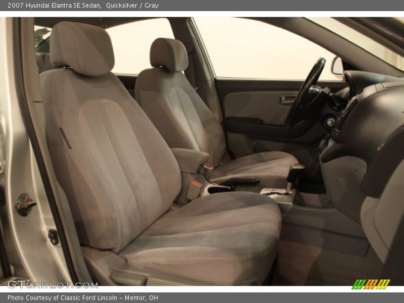 Quicksilver / Gray 2007 Hyundai Elantra SE Sedan