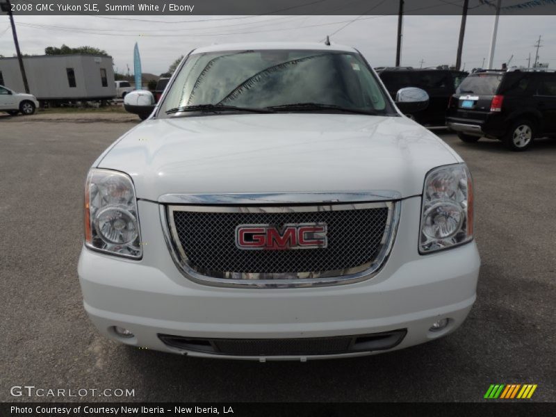 Summit White / Ebony 2008 GMC Yukon SLE