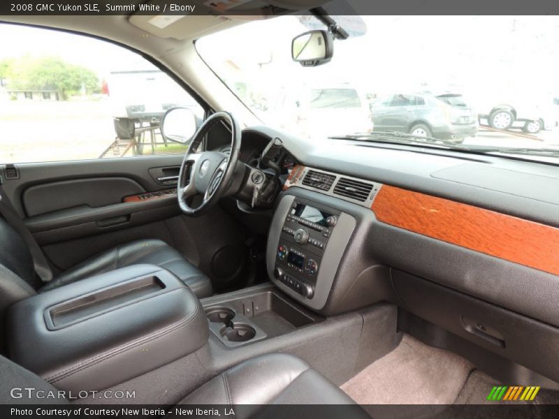 Summit White / Ebony 2008 GMC Yukon SLE
