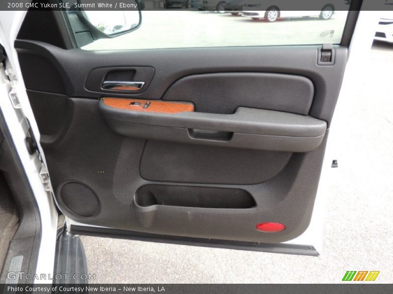 Summit White / Ebony 2008 GMC Yukon SLE