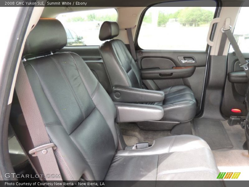 Summit White / Ebony 2008 GMC Yukon SLE