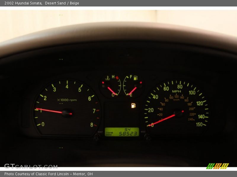 Desert Sand / Beige 2002 Hyundai Sonata