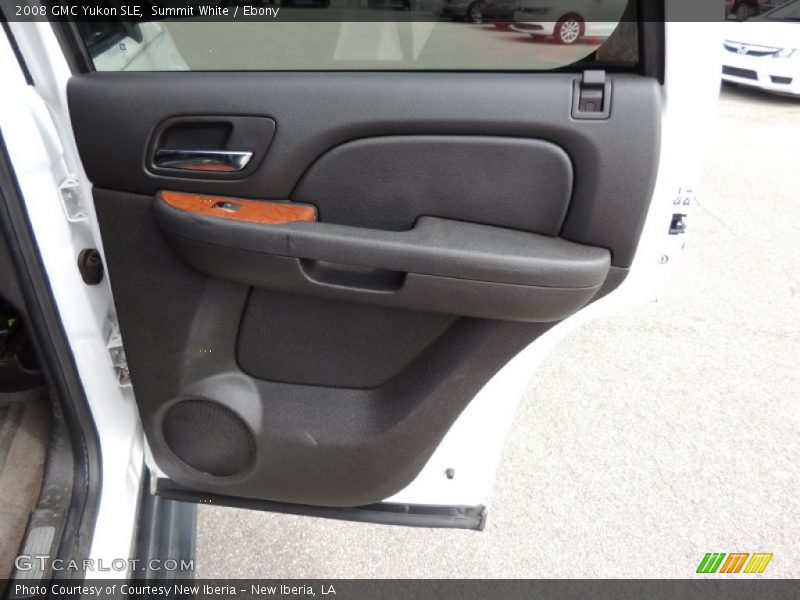 Summit White / Ebony 2008 GMC Yukon SLE