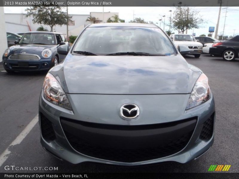 Dolphin Gray Mica / Black 2013 Mazda MAZDA3 i SV 4 Door