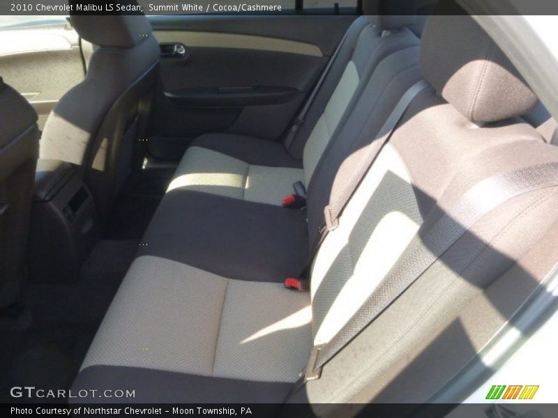 Summit White / Cocoa/Cashmere 2010 Chevrolet Malibu LS Sedan