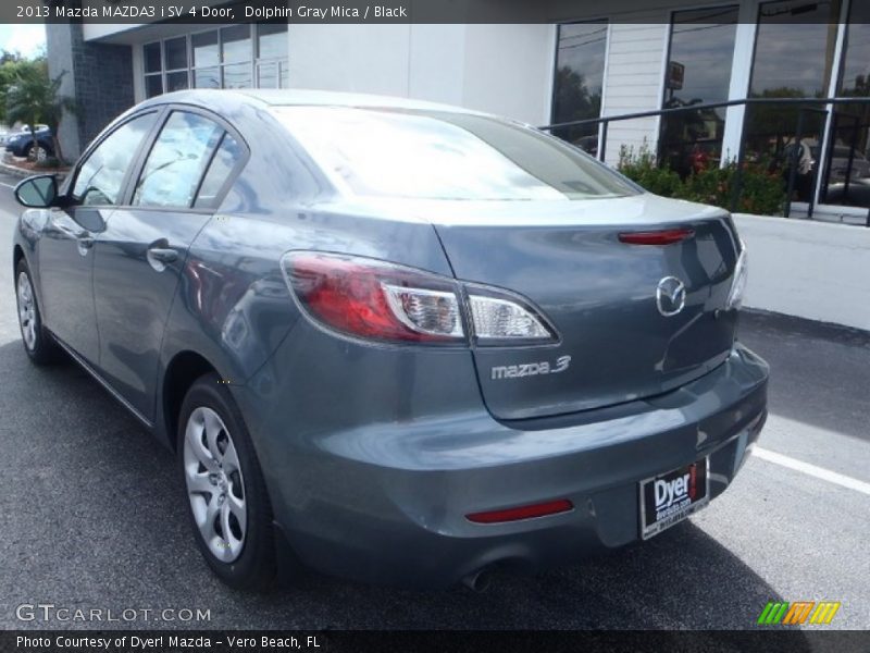 Dolphin Gray Mica / Black 2013 Mazda MAZDA3 i SV 4 Door