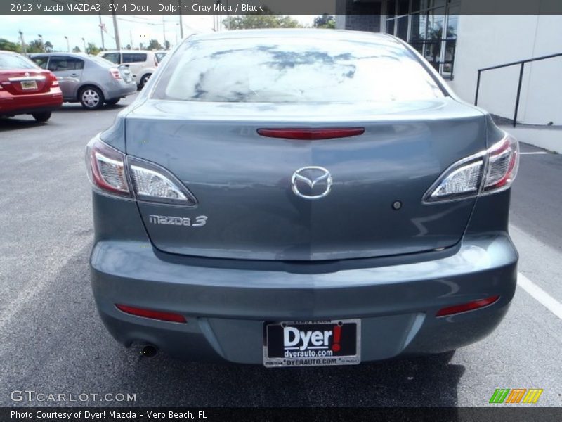 Dolphin Gray Mica / Black 2013 Mazda MAZDA3 i SV 4 Door