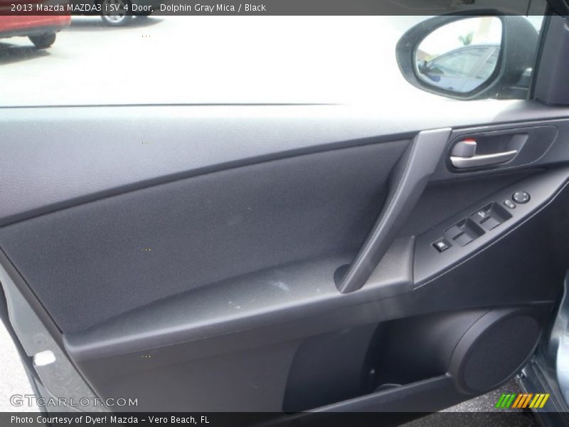 Dolphin Gray Mica / Black 2013 Mazda MAZDA3 i SV 4 Door