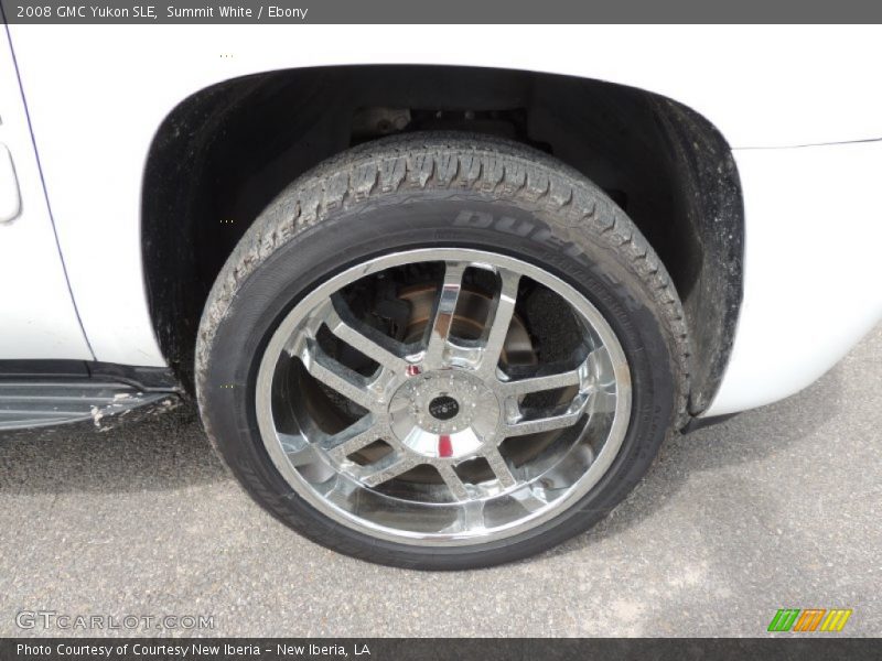 Summit White / Ebony 2008 GMC Yukon SLE