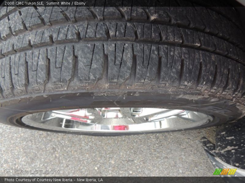 Summit White / Ebony 2008 GMC Yukon SLE