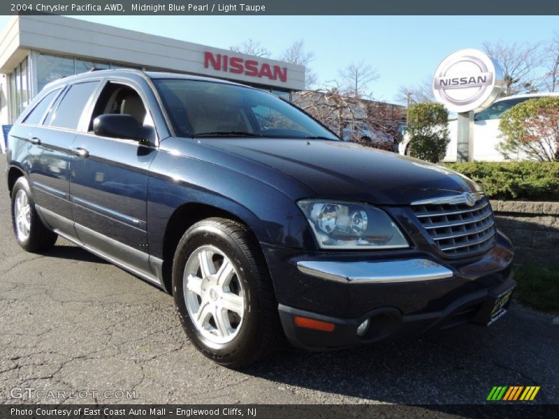 Midnight Blue Pearl / Light Taupe 2004 Chrysler Pacifica AWD