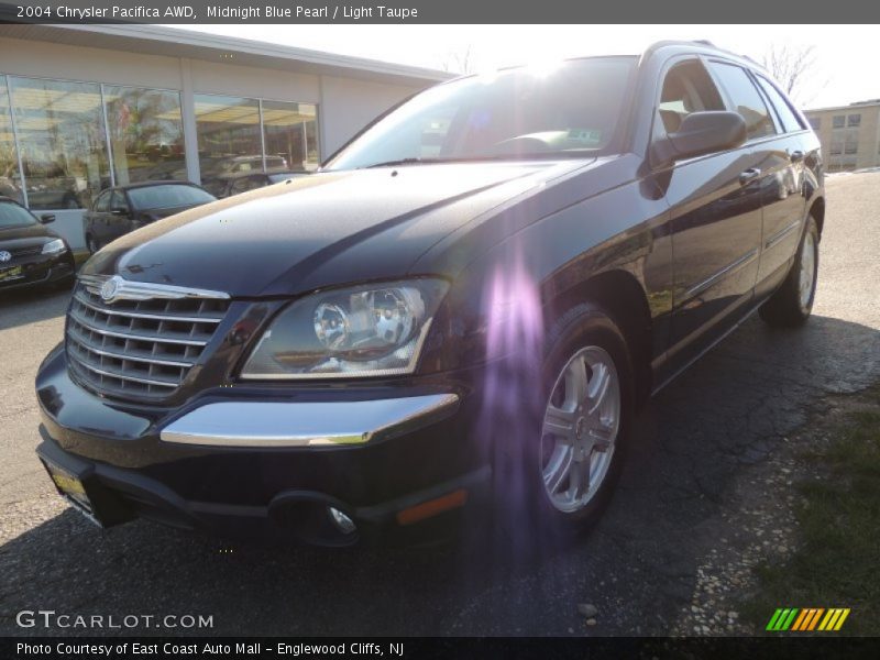 Midnight Blue Pearl / Light Taupe 2004 Chrysler Pacifica AWD