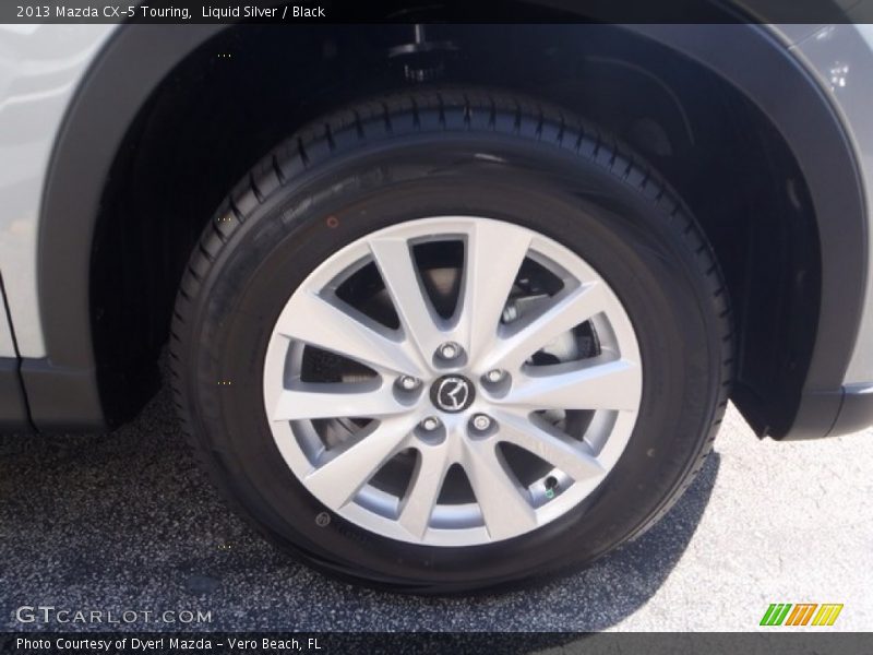 Liquid Silver / Black 2013 Mazda CX-5 Touring
