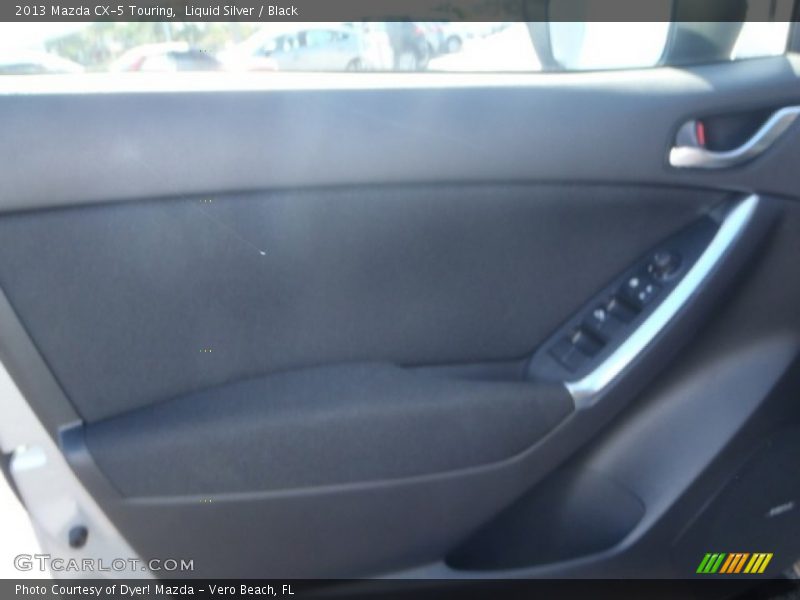Liquid Silver / Black 2013 Mazda CX-5 Touring